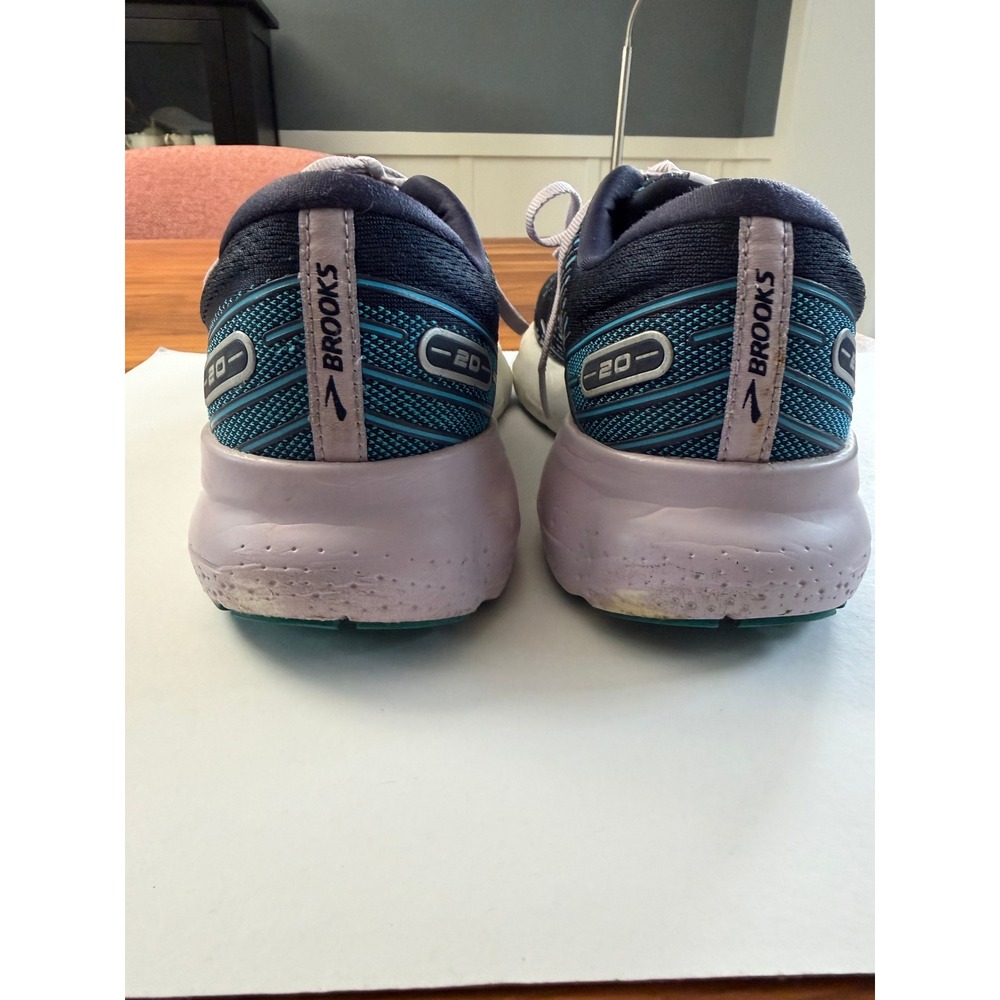 Brooks Glycerin 20 Womens Running Shoes Peacoat Ocean Wide Size 10 - Picture 9 of 15